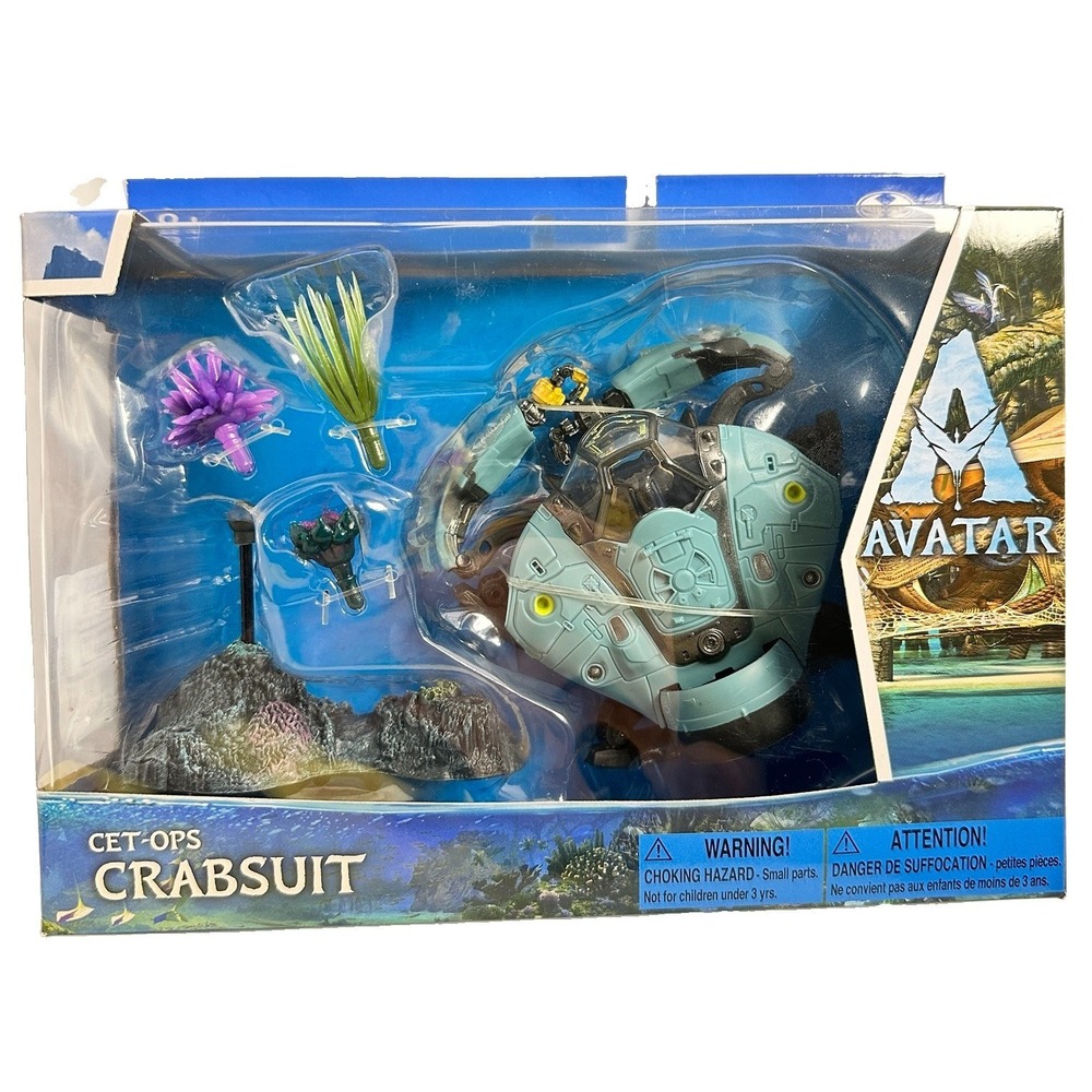Avatar World of Pandora CET-OPS Crabsuit RDA Driver McFarlane Toys NIB